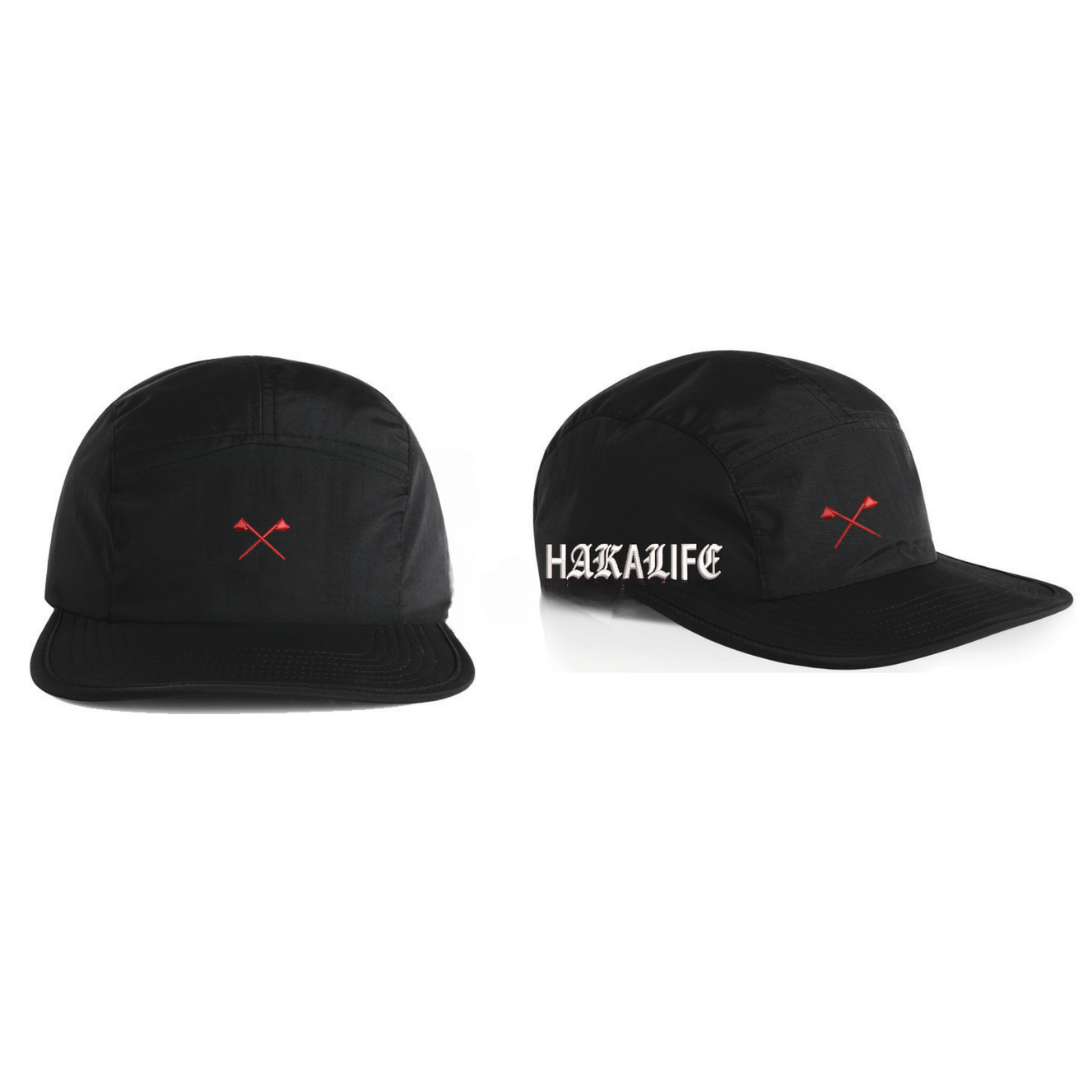 HAKA LIFE CAP Black, Red & White