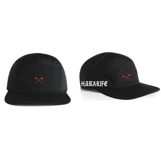 HAKA LIFE CAP Black, Red & White
